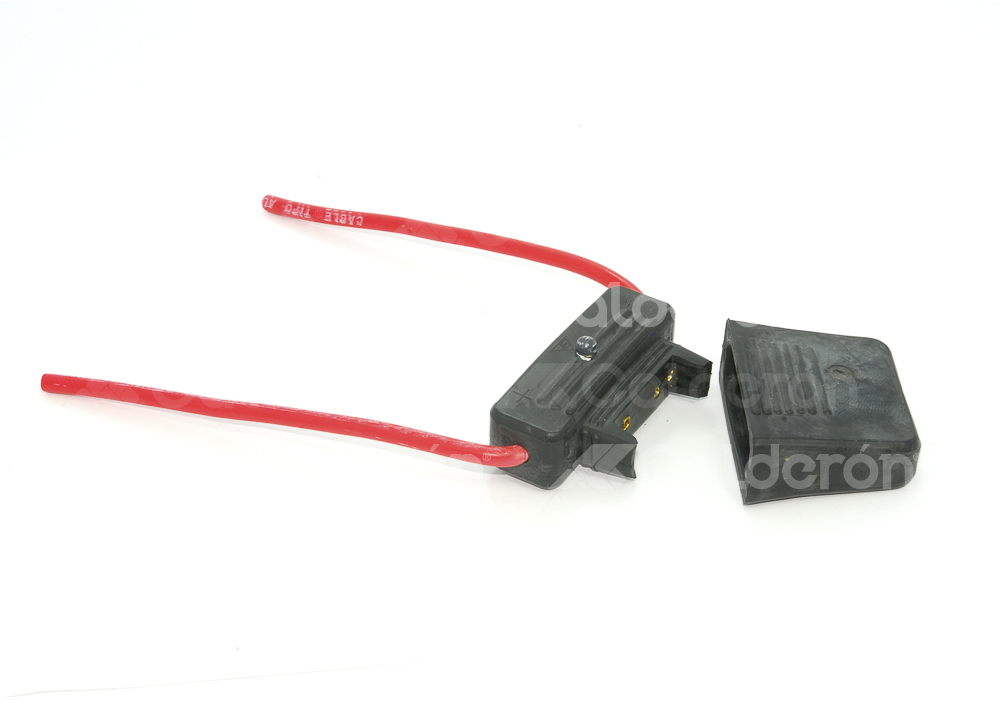 PORTA FUSIBLE CLAVIJA MAXI CALIBRE 8 CON TAPA PVC GM186 M0051