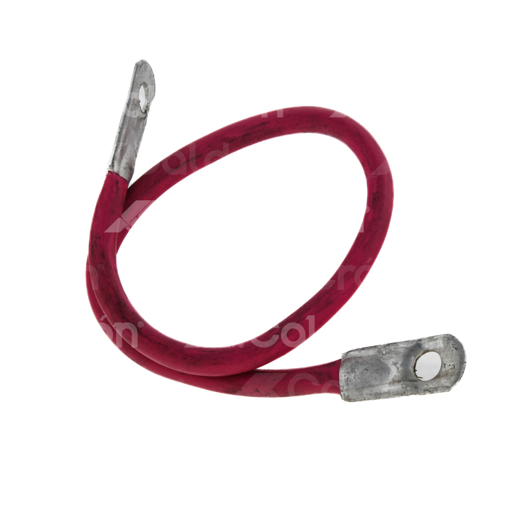 CABLE BAT.D/OJILLO ROJO #4 48CM M0046