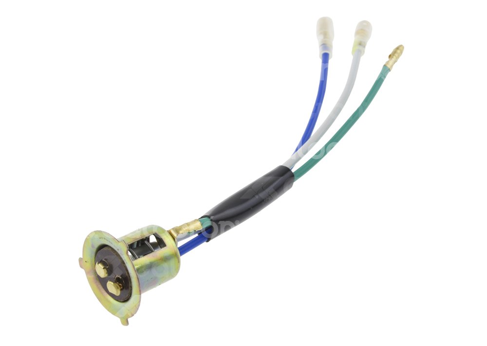 SOQUET MOTOCICLETA 2 POLOS METALICO 3 CABLES PRINCIPAL C90, 110CC ENZOQ-4107-0006 QUMO