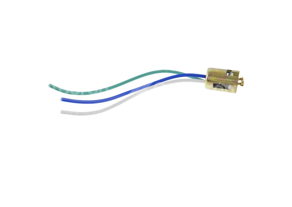 SOQUET MOTOCICLETA 2 POLOS METALICO 3 CABLES STOP CALAVERA ENZOQ-4107-0051 QUMO