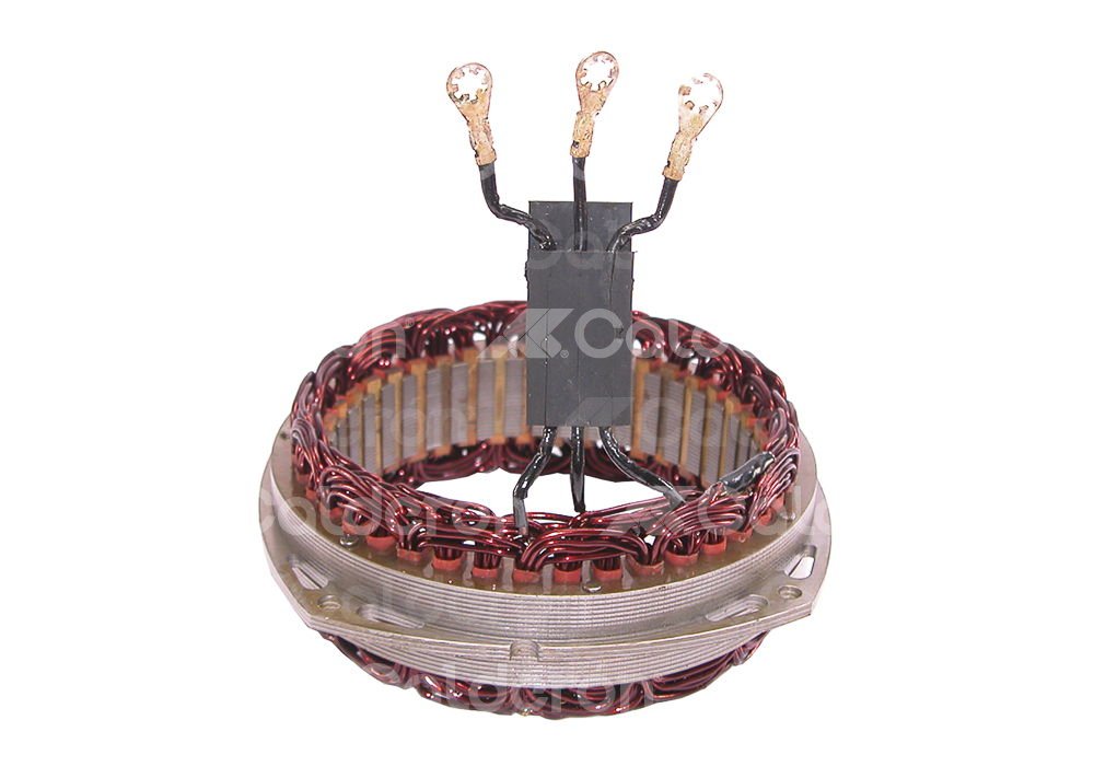 ESTATOR DELCO 20SI 12V 60A. SISTEMA: Delco. No. Delco 1894490  No. WAI: 27-109  Dimensiones: 105mm ID x 135mm Mtg. OD IMPORTACION
