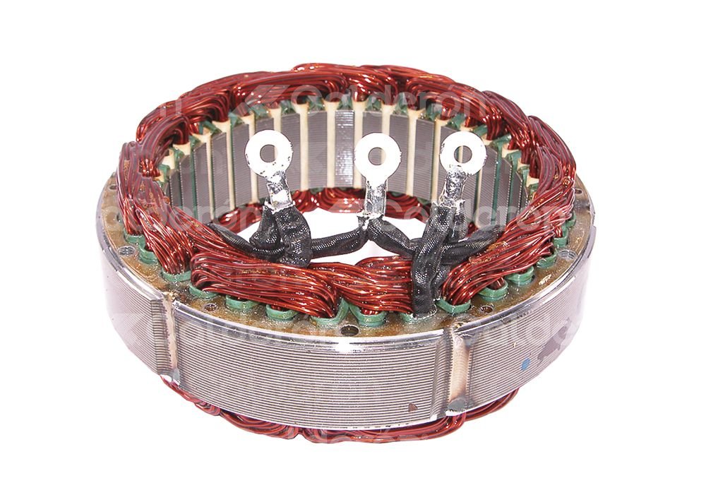 ESTATOR LEECE NEVILLE 12V 130A USA ORIGINAL. SISTEMA: Leece Neville. No. Leece-Neville 77792, 100159 No. WAI: 27-502  Dimensiones: 122mm ID x 163mm Mtg. OD LEECE NEVILLE