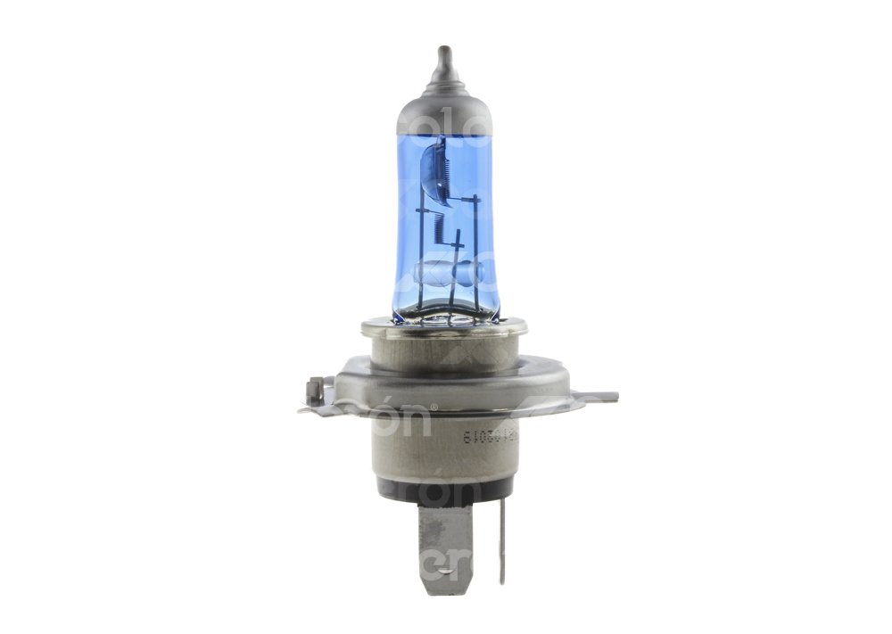 FOCO HALOGENO H4-P43t 12V 55W AZUL FUERTE IMPORTACION