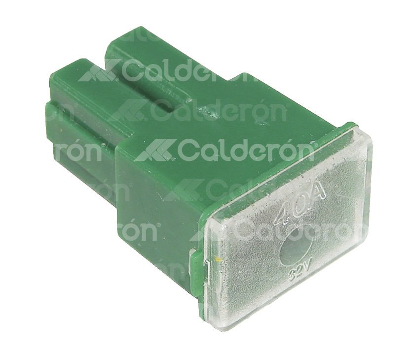 FUSIBLE MODERNO TERMINAL HEMBRA VERDE 40A. No. PAL-040 CN IMPORTACION
