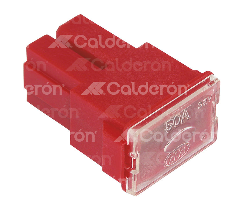 FUSIBLE MODERNO TERMINAL HEMBRA ROJO 50A. No. PAL-050 M0018