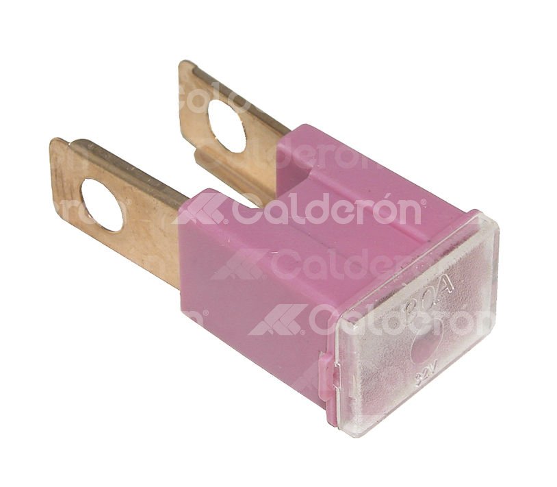FUSIBLE MODERNO MACHO RECTO ROSA 30A. No. PAL 130 CN IMPORTACION