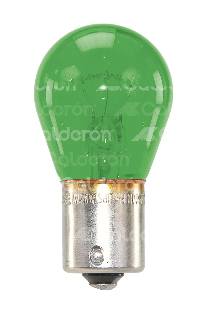 FOCO 1141 12V 21W BA15s VERDE IMPORTACION