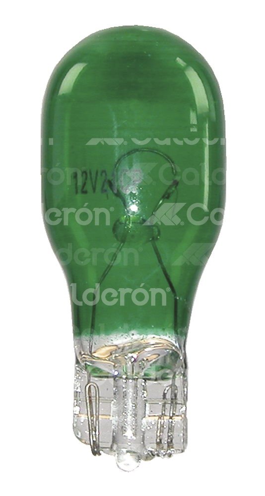 FOCO PELLIZCO GRANDE UVA MY-1412 921 12V 16W W2,1x9,5d VERDE IMPORTACION