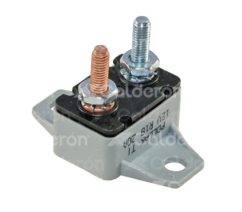 FUSIBLE TERMICO CON SOPORTE 20A 12V USA. No. POLLAK: 54-220PL POLLAK