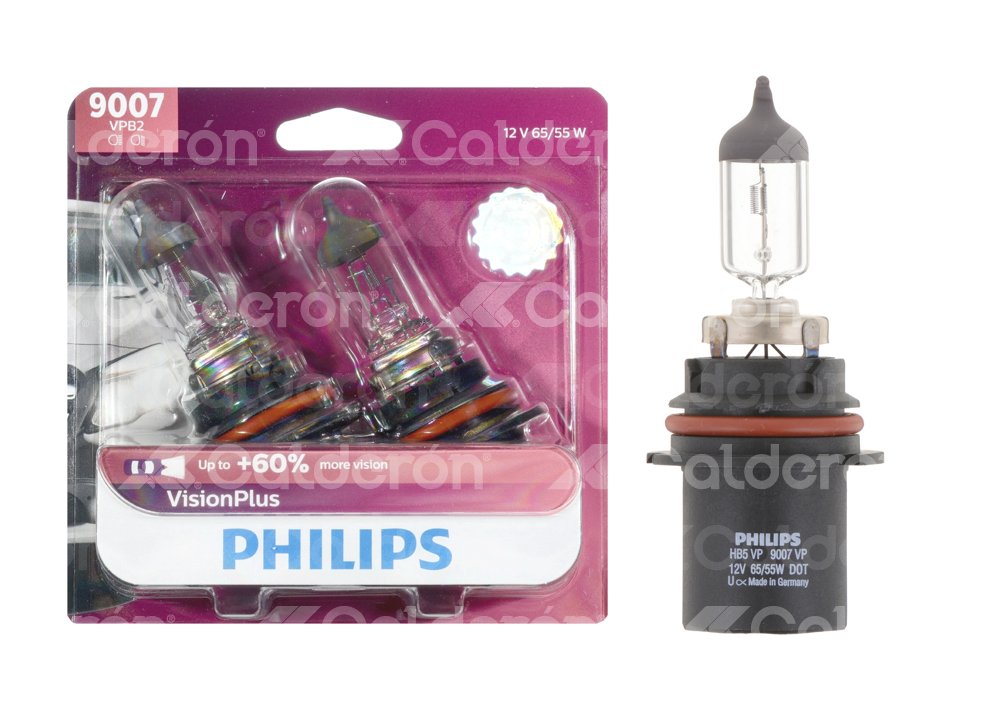 FOCO PHILIPS 9007 VISION PLUS 12.8V 65/55W PX29T BLISTER-2PZS PHILIPS: 9007VPB2 PHILIPS
