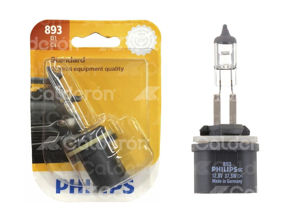 FOCO PHILIPS 893 12.8V 37.5W PG13 BLISTER-PIEZA PHILIPS: 893B1 PHILIPS