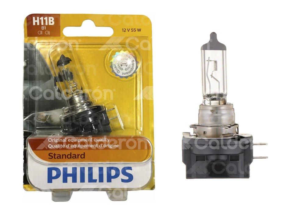 FOCO PHILIPS H11B 12V 55W PGJY19-2 BLISTER-PIEZA PHILIPS: 12363B1 PHILIPS