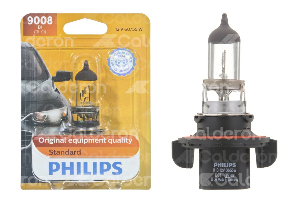 FOCO PHILIPS H13 9008 12.8V 65/55W P26.4T BLISTER-PIEZA PHILIPS: 9008B1 PHILIPS