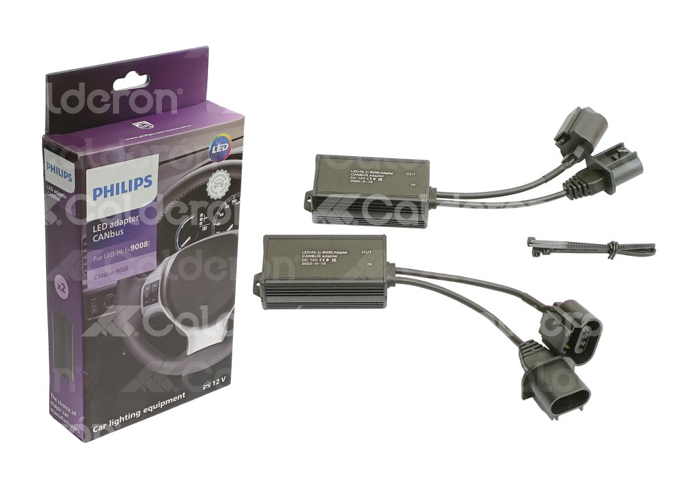 ADAPTADOR CANBUS PHILIPS H13/11008 12V BLISTER-2 PIEZAS PHILIPS: 18902C2 PHILIPS