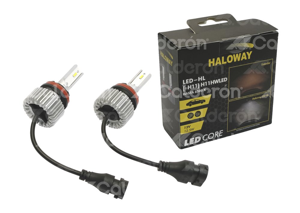 FOCO HALOWAY H11 LED HWC 12/24 12.5W (BY PHILIPS) BLISTER-2PZS 11362HWHLCX2 HALOWAY