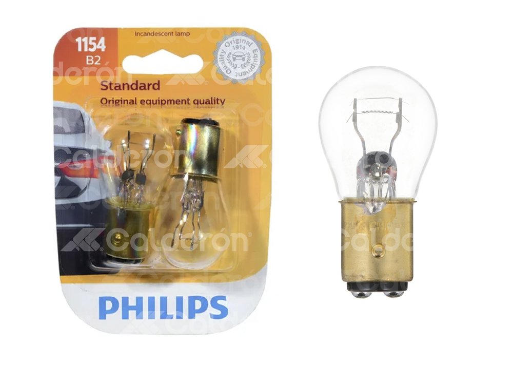 FOCO PHILIPS 1154 S8 6.4/7V 16.83/5.25W BLISTER-2PZS PHILIPS: 1154B2 PHILIPS