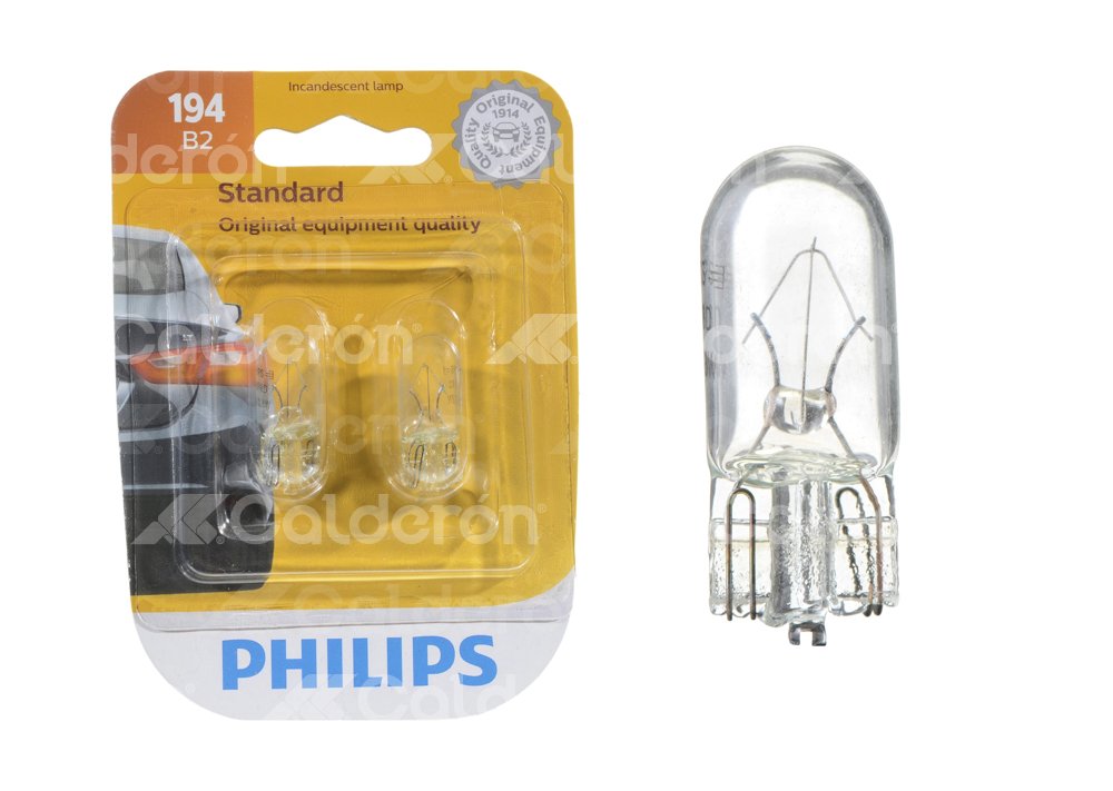 FOCO PHILIPS 158/194 T3 14V 3.78W BLISTER-2PZS PHILIPS: 194B2 PHILIPS
