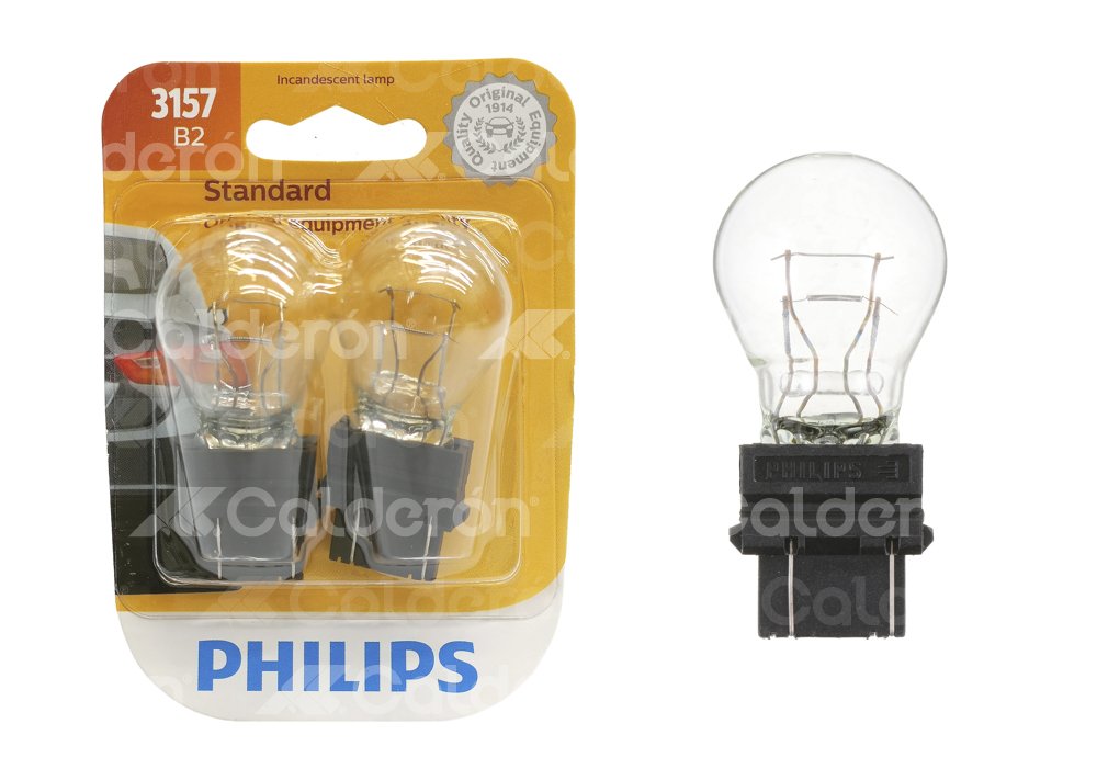FOCO PHILIPS 3157 S8 12.8/14V 26.88/8.26W BLISTER-2PZS PHILIPS: 3157B2 PHILIPS