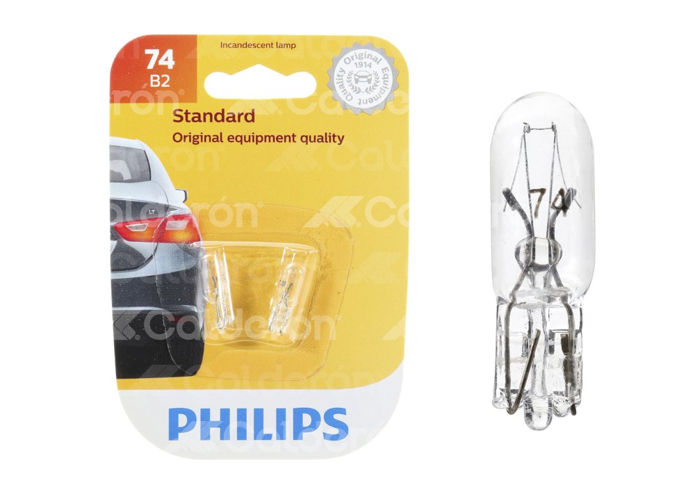 FOCO PHILIPS 74 T1 14V 1.4W BLISTER-2PZS PHILIPS: 74B2 PHILIPS