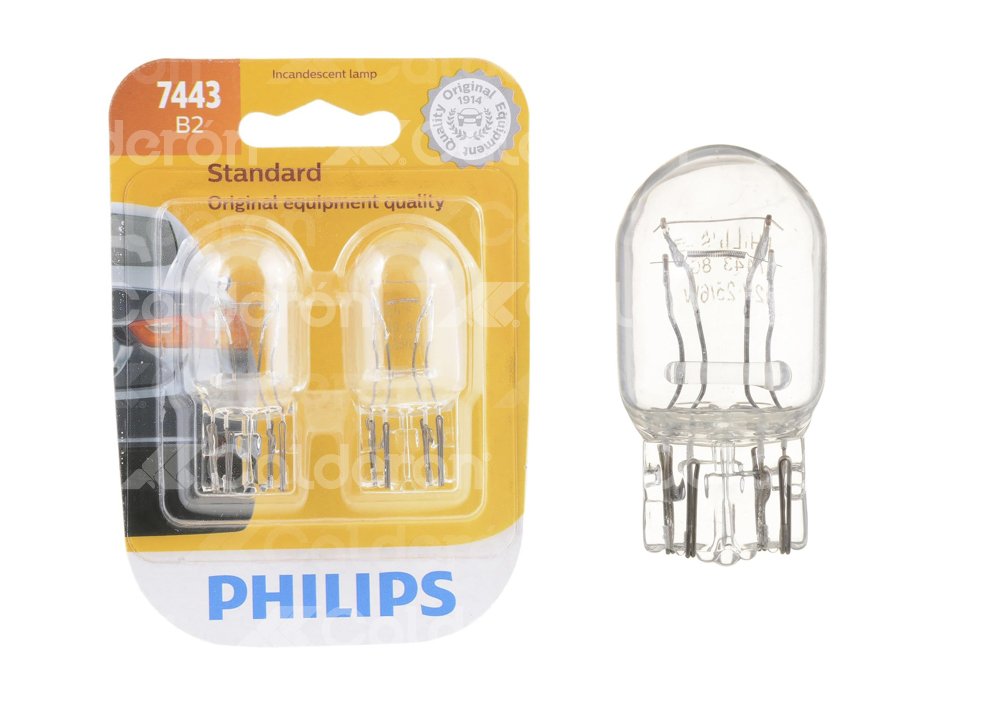 FOCO PHILIPS 7443 13.5/13.5V 24.98/5.94W BLISTER-2PZS PHILIPS: 7443B2 PHILIPS
