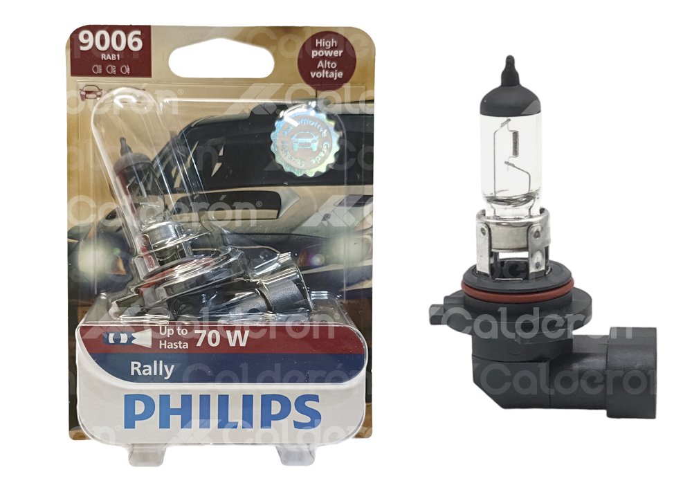 FOCO PHILIPS 9006 RALLY HALOGEN 12V 70W P22D BLISTER-PZ PHILIPS