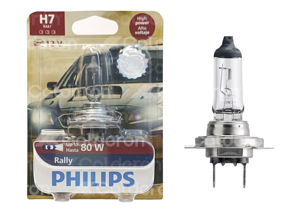 FOCO PHILIPS H7 RALLY HALOGEN 12V 80W PX26D BLISTER-PZ PHILIPS: 12035RAB1 PHILIPS