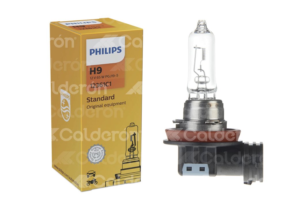 FOCO PHILIPS H9 12V 65W PGJ19-5 CAJA-PZ FHILIPS: 12361C1 PHILIPS