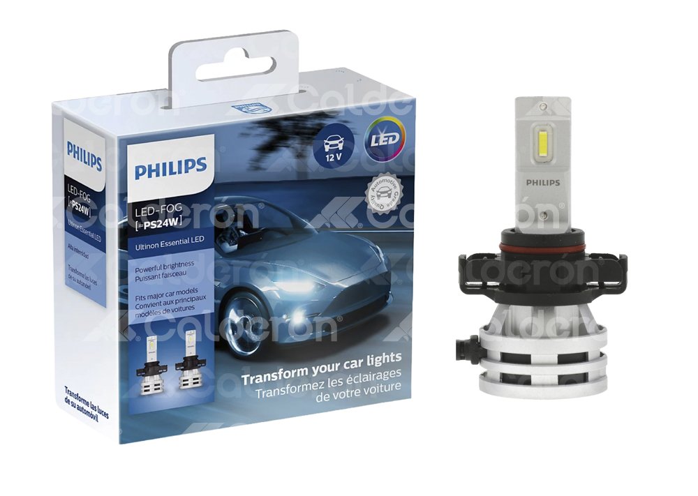 FOCO PHILIPS PS24W LED ULTINON ESSENTIAL 12V BLISTER-2PZS PHILIPS: 11086UE2X2 PHILIPS