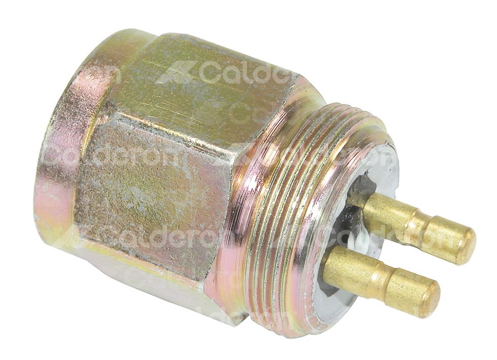INTERRUPTOR DE FRENO MERCEDES BENZ (TODOS CAMIONES Y AUTOBUS) PARA FRENO DE MOTOR, VOLTAJE: 24V, POTENCIA MAX: 120W, ROSCA: M12x1.5 (INTERNA), CALIBRACION: 1+0.2 ATM, MB: 0015454114, VDO: D-18049, 250000004557 VDO-CONTINENTAL