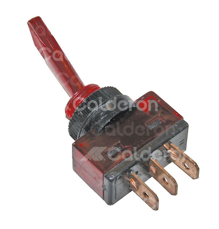 INTERRUPTOR 2 PASOS PALANCA LARGA (ON-OFF) 3 TERMINALES, MACHAGE: MG04-01188 IMPORTACION
