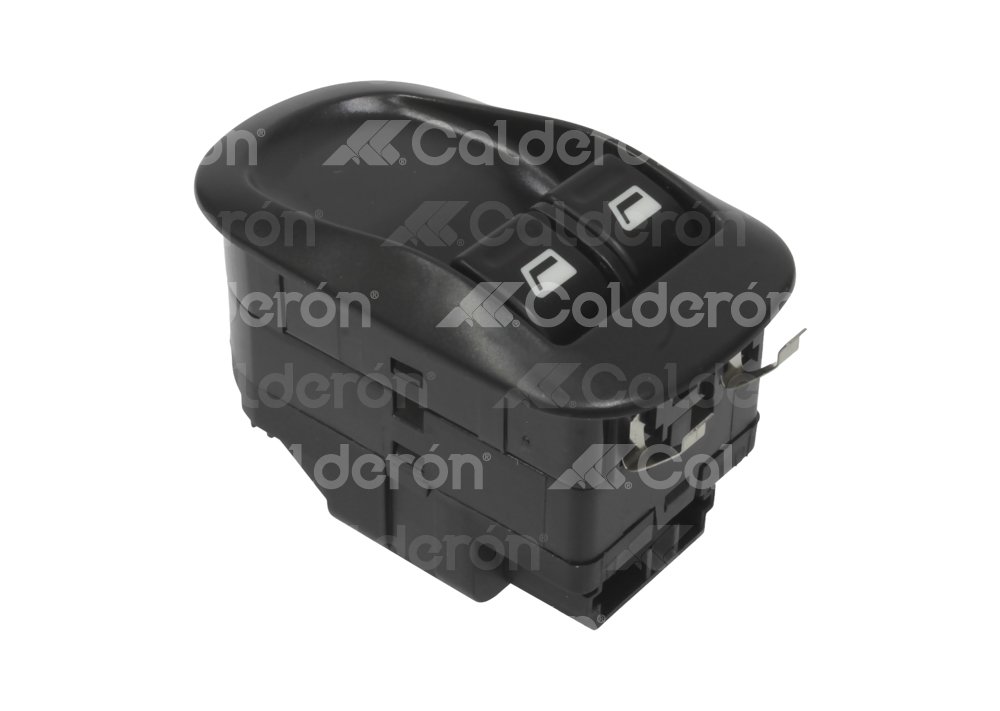INTERRUPTOR LEVANTA VIDRIOS (SENCILLO) PEUGEOT 206 2000-2007, 306 2000-2002, 7 TERMINALES, 1698723, 1229802 IMPORTACION