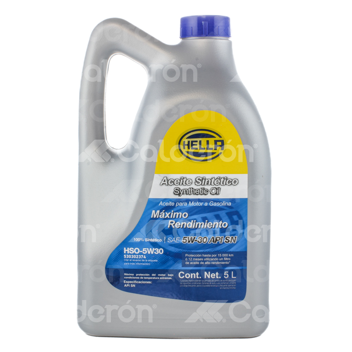 ACEITE HELLA SYNTHETIC OIL HSO-5W30 5LT M0052