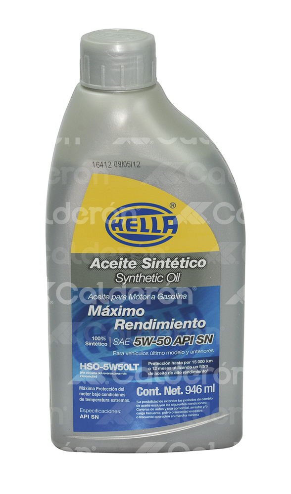 ACEITE HELLA SYNTHETIC OIL HSO-5W50 1LT HELLA