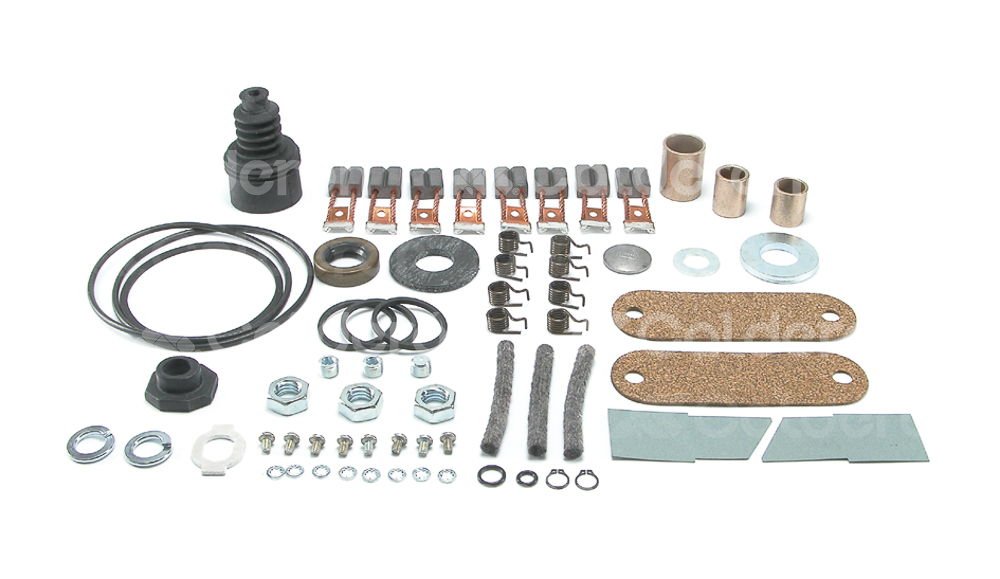 KIT MARCHA DELCO 40MT 24V 79-1111  DS745K W4105 8 CARBONES JUST PARTS