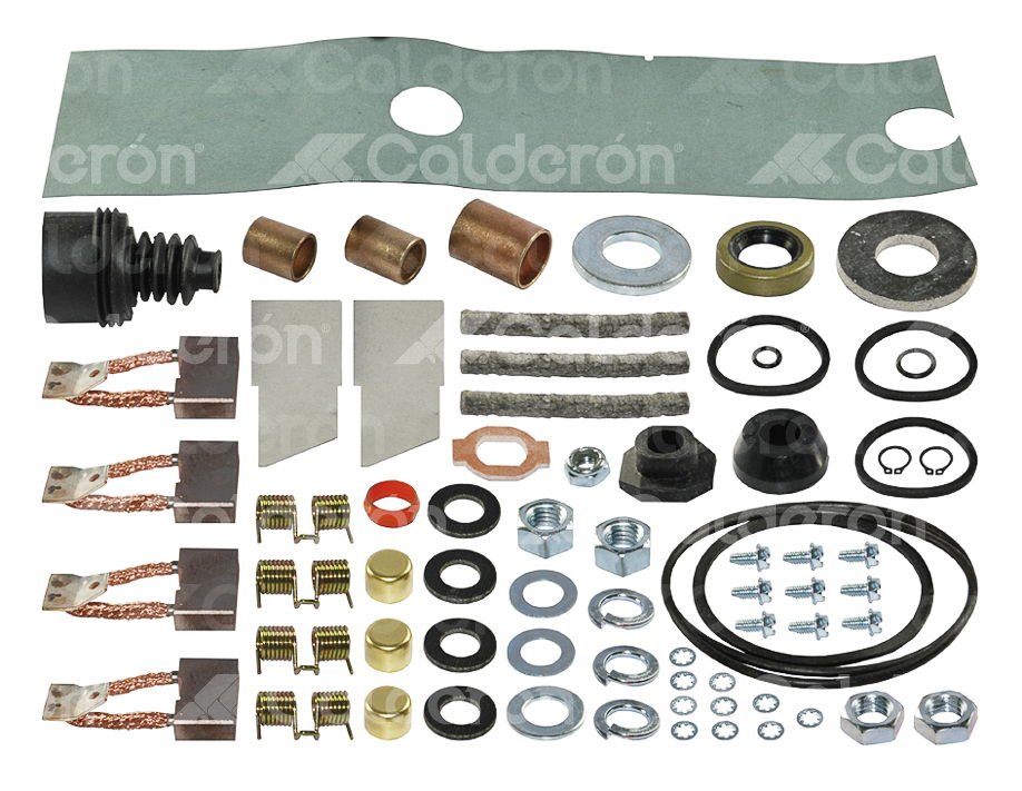 KIT MARCHA DELCO 40MT 12V  79-1112  DS-962K W4716 4 CARBONES D2-9169 JUST PARTS