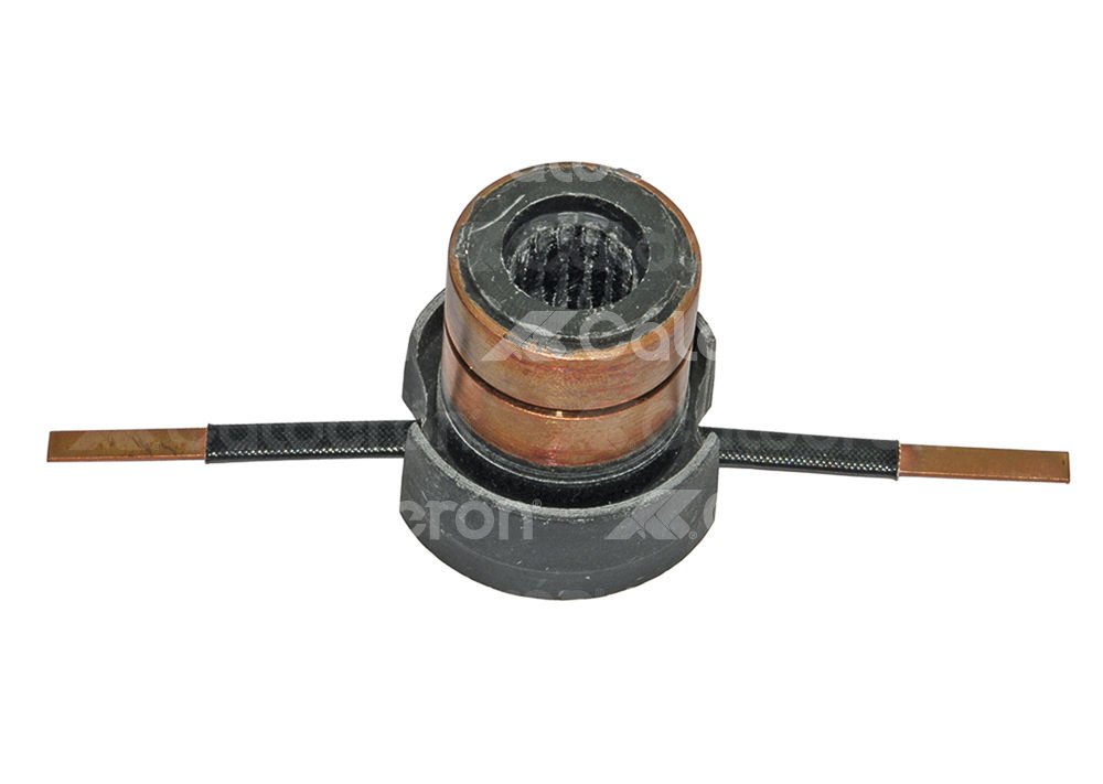 COLECTOR DE ALTERNADOR FORD 6G SERIES IR/EF CON TERMINALES FLEXIBLES. SISTEMA: FORD. MEDIDAS: 13.4mm ID x 27.0mm OD x 30mm LL No. WAI: 28-2859; OEM: F8WU-10328BA; No. ARO 63, 15-00153-0 KIRKWOOD