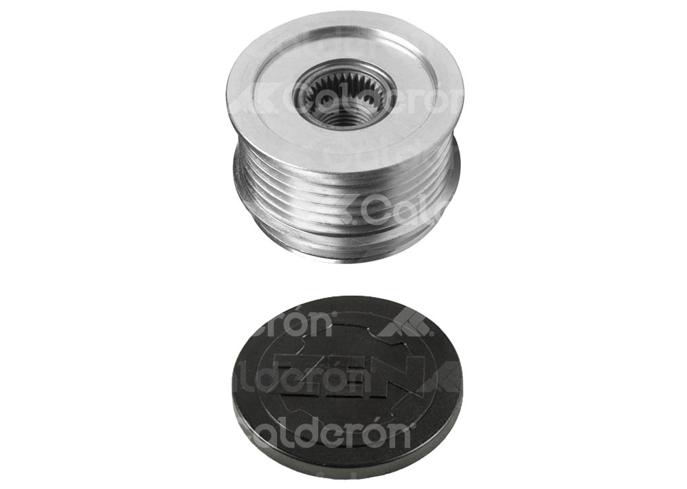 POLEA DE ALTERNADOR CLUTCH VW GOLF, JETTA A3, LEON, CRAFTER 6 RANURAS 5378 M0134