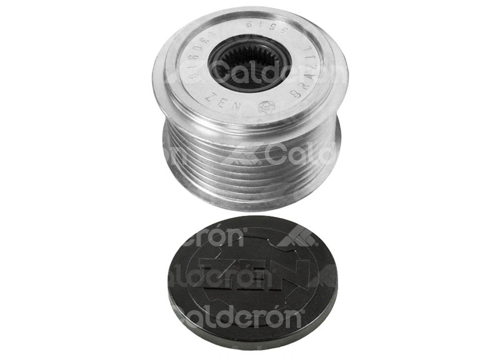 POLEA DE ALTERNADOR CLUTCH CHRYSLER RAM 2500-4000 5.9L TDI 8 RANURAS  5519 ZEN