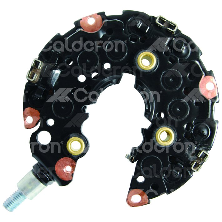 PORTA DIODO NIPPONDENSO 12V 150A TOYOTA, RAV4, LEXUS, CRV, JOHN DEERE 117MM INR439AL TRANSPO