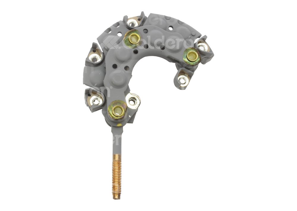 PORTA DIODO DENSO 12V 45-60A. CATERPILLAR 91-14, CHEVROLET 85-91, DAIHATSU 88-92, HINO 84-95, ISUZU 84-95, MERCURY 94-00, PONTIAC 85-95, SUZUKI 85-95, TOYOTA 87-07. 1142869, 27357-87708-000, 021580-2500. 90MM. LESTER 12183, 12184, 12185, 12212, 12214. INR724 TRANSPO