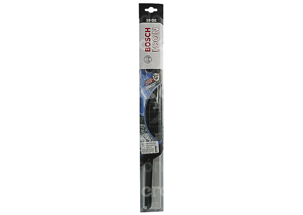 PLUMA BOSCH ICON CLEAR MAX 365 19" OE BOSCH ANTERIOR: 3397008681 / 3397013849 BOSCH VIGENTE: 3397013016 BOSCH CORTO: 19OE BOSCH