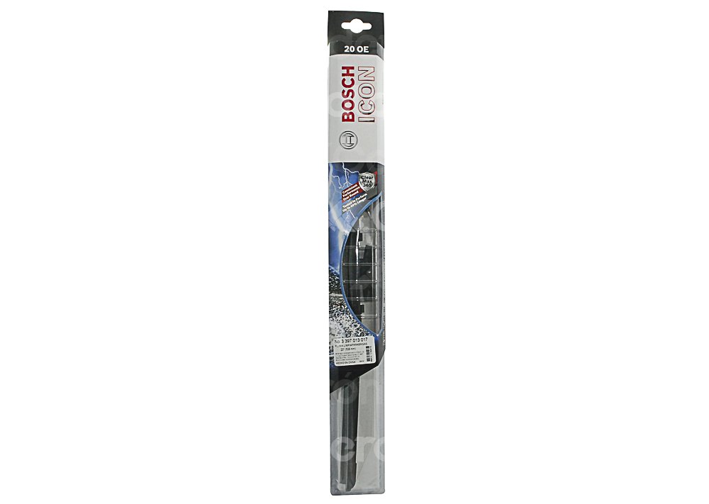 PLUMA BOSCH ICON CLEAR MAX 365 20" OE BOSCH ANTERIOR: 3397008682 / 3397013850 BOSCH VIGENTE: 3397013017 BOSCH CORTO: 20OE BOSCH
