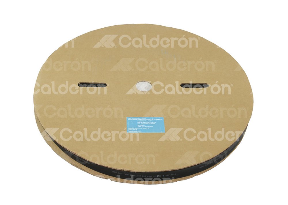 THERMOFIT NEGRO 5/8" (15mm) ROLLO 100MT. DRS-15 IMPORTACION