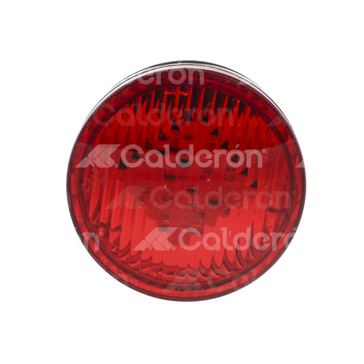 PLAFON LED CON 3 TORNILLOS FIJO CROMADO ROJO  941-3 RF RECORD