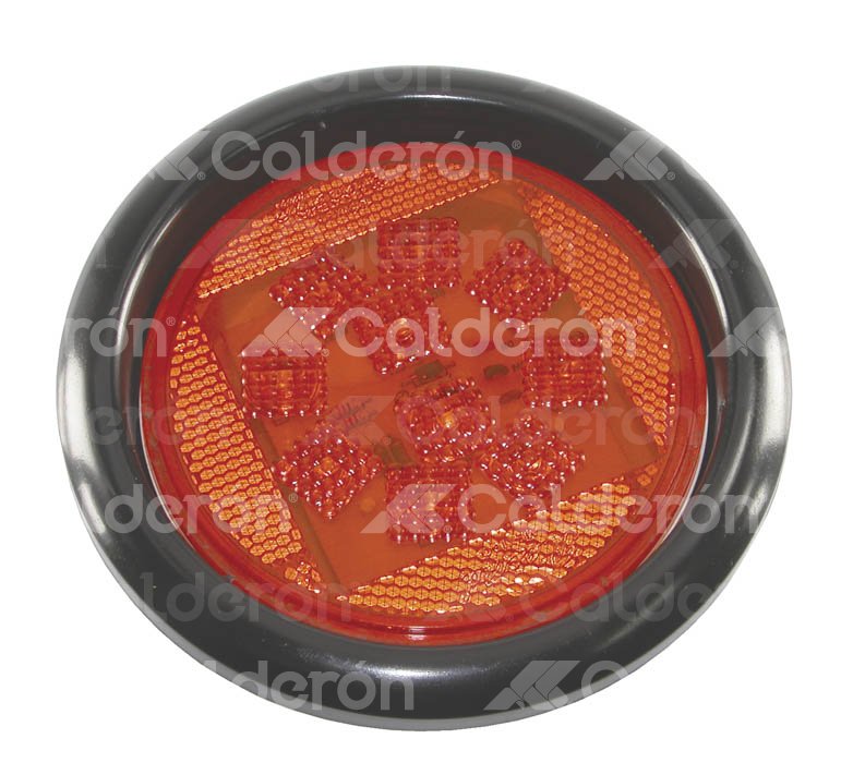 PLAFON LED REDONDO FIJO HULE NEGRO AMBAR 1003-4 AF RECORD