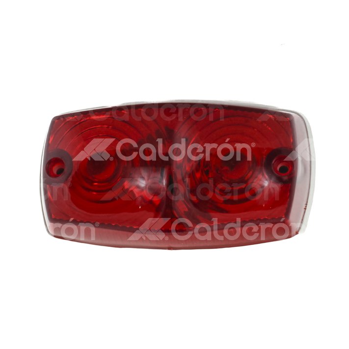 PLAFON DOBLE BURBUJA ROJO P-602-R PETERSON