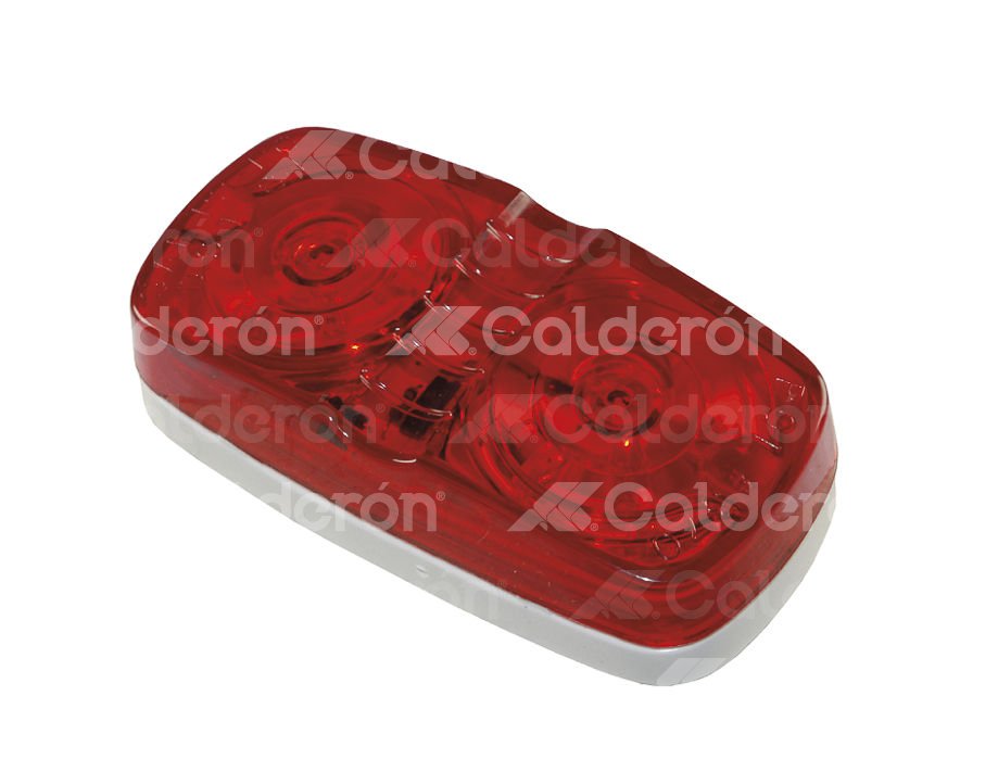 PLAFON DOBLE OPTICA 10 LEDS MOVIMIENTO ROJO 8040R TRAKTOLAMP