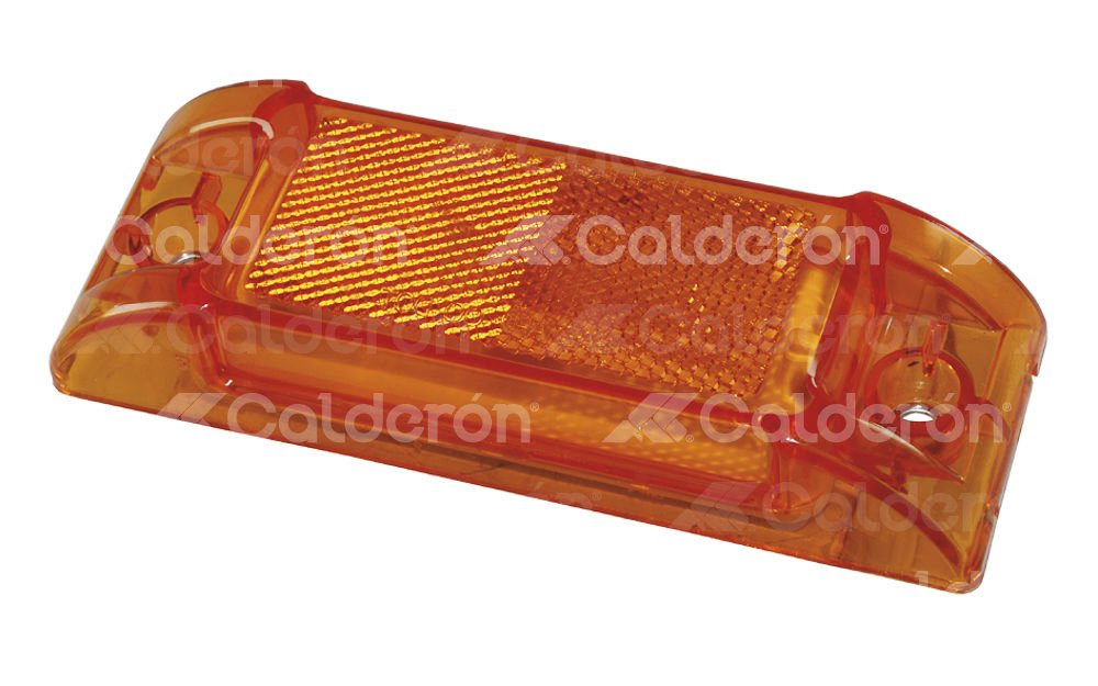 PLAFON SELLADO LATERAL CON REFLEJANTE AMBAR 2319A TRAKTOLAMP