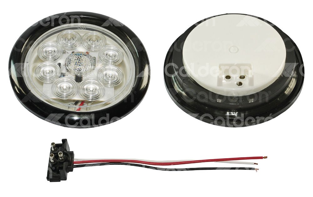PLAFON SELLADO 4" BLANCO 8 LEDS FLASH NS-TLN0902-WF IMPORTACION