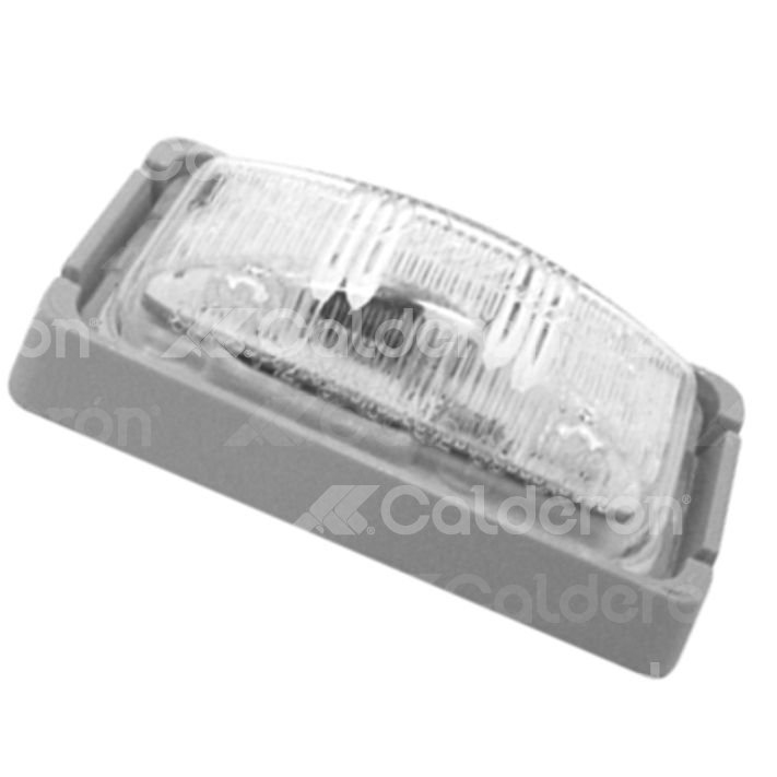 PLAFON CABINA ROJO 4 LED MOV.ESTROBO LENTE CRISTAL 9354DR TRAKTOLAMP